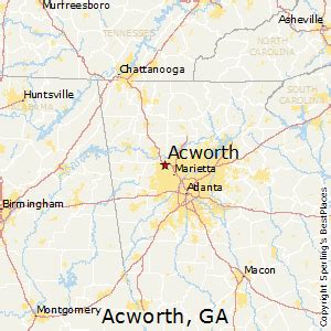 Best Places to Live in Acworth, Georgia