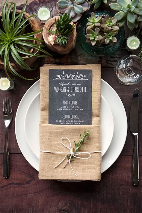 Ways To Fold A Napkin - Rustic Wedding Chic