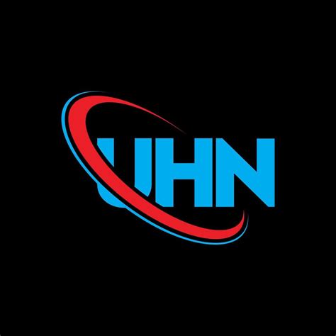 UHN logo. UHN letter. UHN letter logo design. Initials UHN logo linked ...