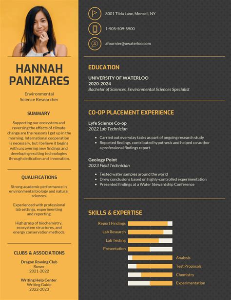 Infographic Resume Templates 2022 Word