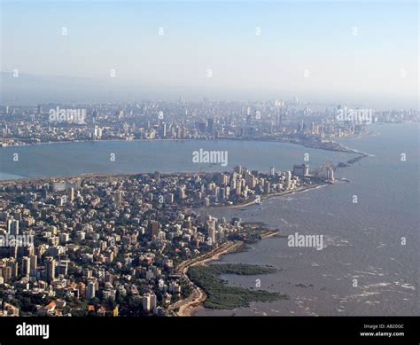 Aerial view of Mumbai Bombay India Stock Photo - Alamy