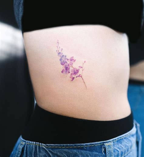 Orchid 💟 . #studiobysol#soltattoo Classy Tattoos, Dainty Tattoos, Mini ...