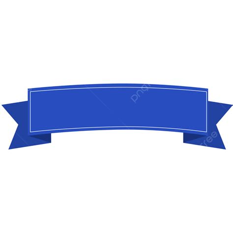 Blue Ribbon With Cutting Edge, Blue, Ribbon, Banner PNG and Vector with ...