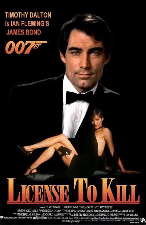 Timothy Dalton is James Bond in Licence to Kill. Artwork by jackiejr. # ...