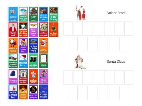 Father Frost VS Santa Claus Secondary - Group sort