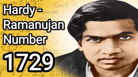 Hardy Ramanujan Number | Discovery of 1729 Number | TAXI CAB NUMBER ...