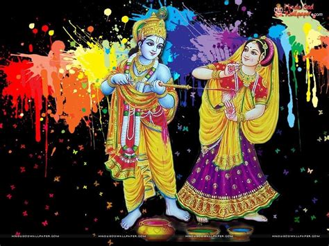 Radha Krishna Holi Wallpapers - Wallpaper Cave