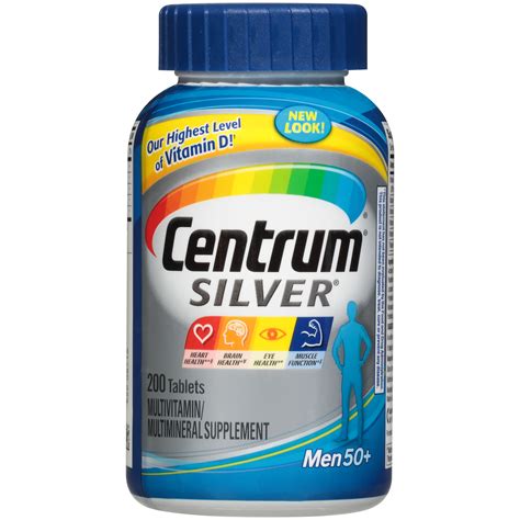 Centrum Silver Multivitamin/Multimineral Supplement, Ultra Men's ...