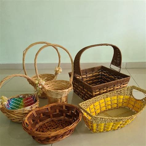 Used Bamboo Basket Bakul Raga Rotan | Shopee Malaysia