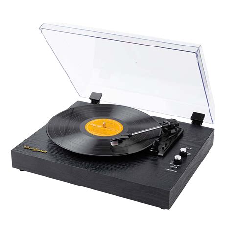 Docooler Vinyl Records LP Turntable Retro Record Player Built-in ...