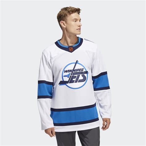 adidas Jets Authentic Reverse Retro Wordmark Jersey - White | Men's ...