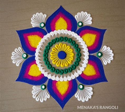 Easy Rangoli Designs - ShaadiWish