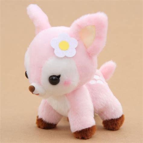 small pink cute deer Koijika no Latte plush toy Japan - modeS4u