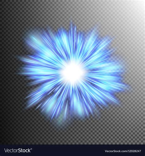 Neon blue light rays eps 10 Royalty Free Vector Image