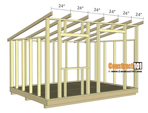 6 x 10 lean to shed plans ~ Learn shed plan dwg