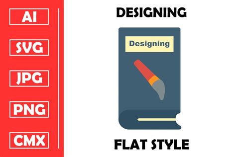 Designing Vector Flat Icon Design Graphic by Pexelpy · Creative Fabrica