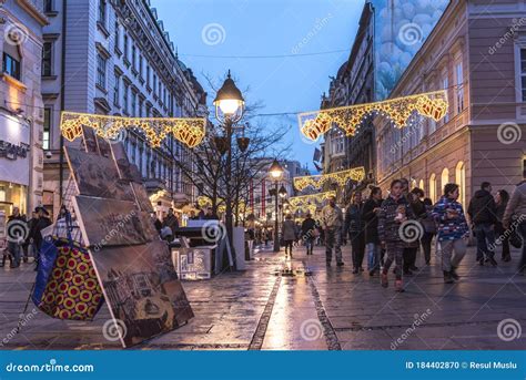 Knez Mihailova Street in Belgrade Editorial Image - Image of history ...