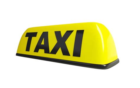 Taxi Sign Stock Photo - Download Image Now - iStock