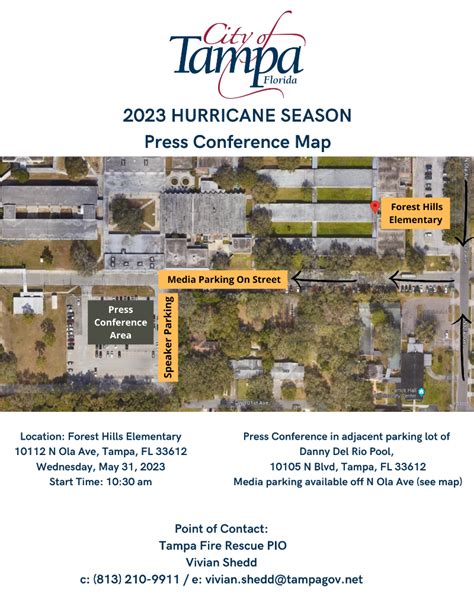 MEDIA ADVISORY: City of Tampa preparing for 2023 hurricane season ...