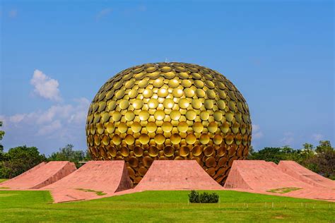 Matrimandir, Auroville, India Auroville India, Pondicherry, Paper Lamp ...