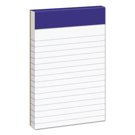 Ampad Perforated Writing Pads, Narrow Rule, 50 White 3 x 5 Sheets ...