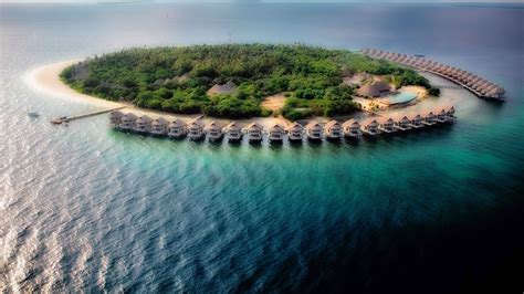 Maldives Island Resort Aerial View Wallpapers - Wallpaper Cave