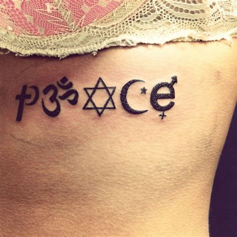 Pin by Calyx Sorrow on tattoos | Peace tattoos, Custom temporary ...