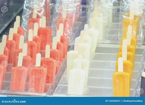 Assorted ice pops stock image. Image of stick, gelateria - 164265031