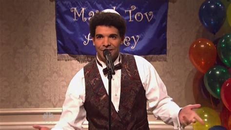 Drake Rocked His Yarmulke And Vest Again For His Re-Re-Bar Mitzvah On "SNL"