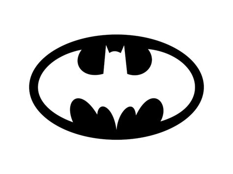 Batman White Logo PNG Transparent & SVG Vector - Freebie Supply