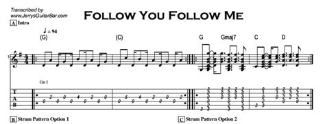 Genesis - Follow You Follow Me - Guitar Lesson, Tab & Chords | JGB