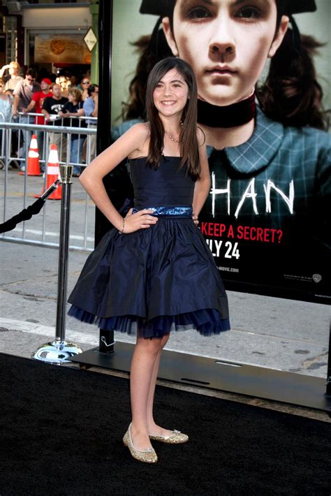 Isabelle Fuhrman arriving at the Orphan LA Premiere at the Mann Village ...