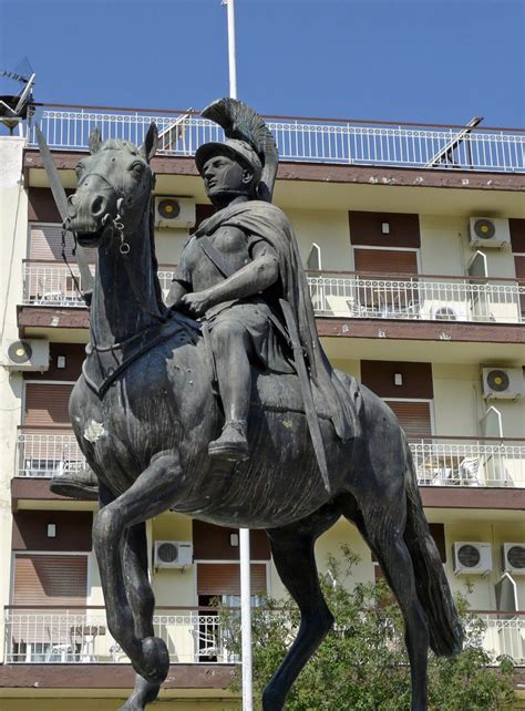 Equestrian statue of Pyrrhus in Arta Greece