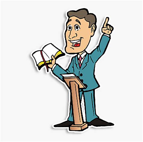 Pastor Preacher Christian Church Pulpit Sermon - Pastor Clipart, HD Png ...