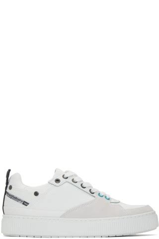 Diesel: White S-Danny Sneakers | SSENSE