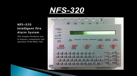 Notifier NFS-320 Panel | Honeywell Panel nfs-320. - YouTube