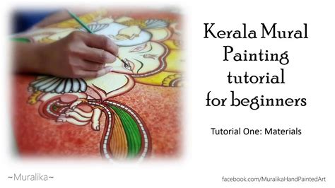 Kerala Mural Painting-Art Materials-Beginners Tutorial - YouTube