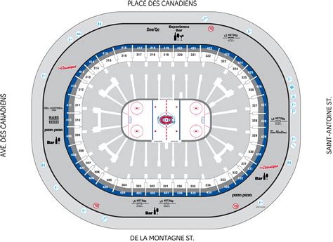 Bell Centre - Venue maps