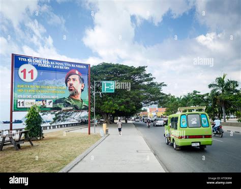 street scene in downtown dili city road in east timor leste Stock Photo ...