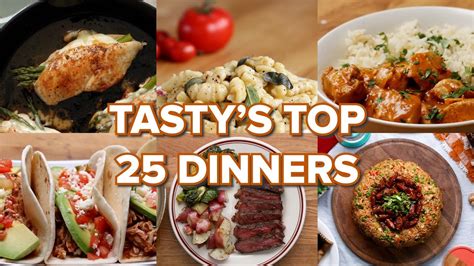 25 Amazing Dinners From Tasty - YouTube