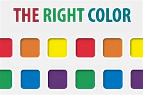 The Right Color - Online Game - Play for Free | Keygames.com