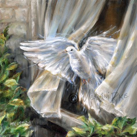 Dove Flying Free Oil Painting or Print White Bird Flying Out | Etsy