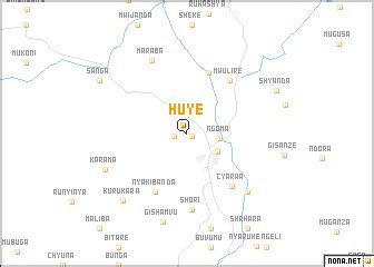 Huye (Rwanda) map - nona.net