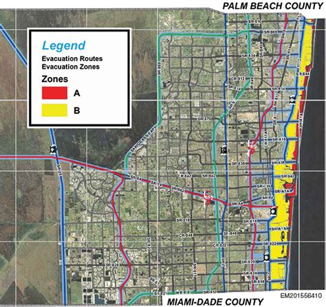 Broward County Evacuation Zones Map & Shelters for Hurricane Irma ...