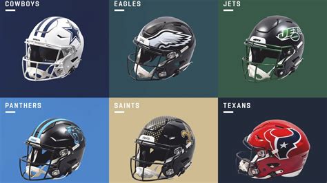 13 NFL teams introduce alternate helmet looks for 2022 season