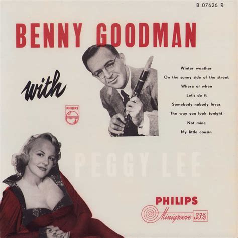 Benny Goodman With Peggy Lee – Benny Goodman With Peggy Lee (1955 ...