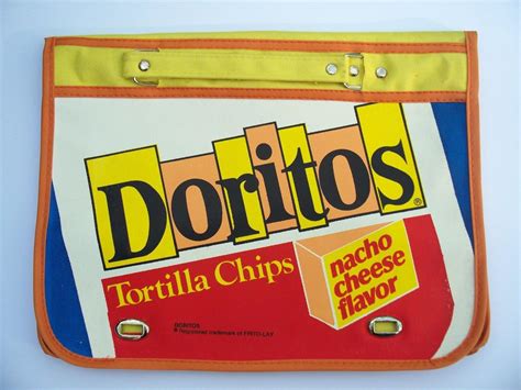 POP ART RARE VTG 1980'S DORITOS CANVAS TOTE NACHO CHEESE FRITO LAY ...