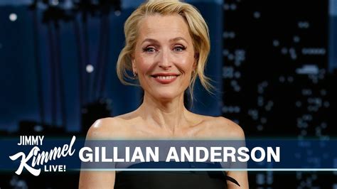 Gillian Anderson on Giant Penis Cake, Connection with Bill Clinton ...