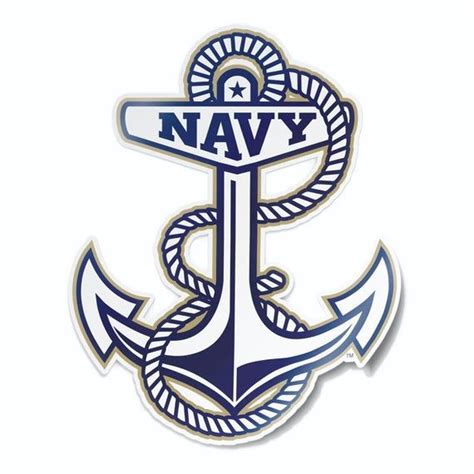 US Naval Academy Anchor Logo Car Decal Navy Sticker - Etsy | Anchor ...