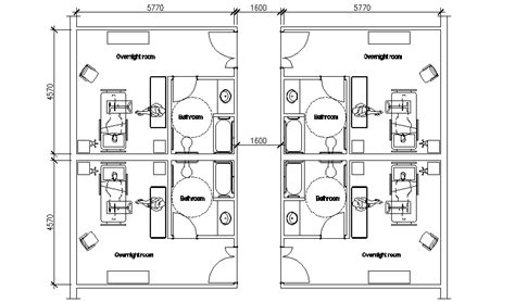 Multiple medical hospital wards plan cad drawing details dwg file ...